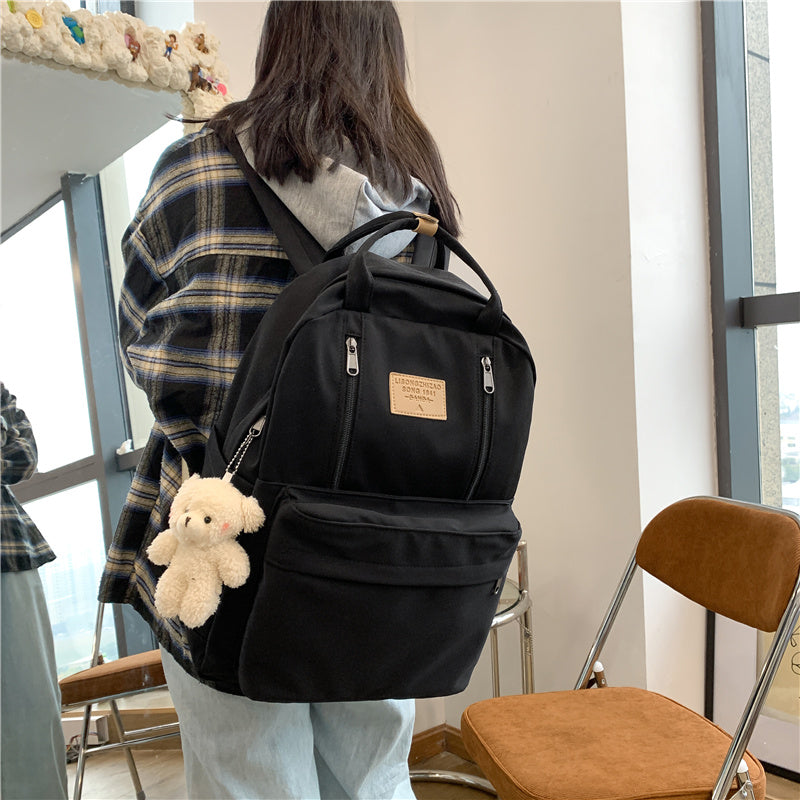 Cool Backpacks School Bag Double Zipper Tote Bags