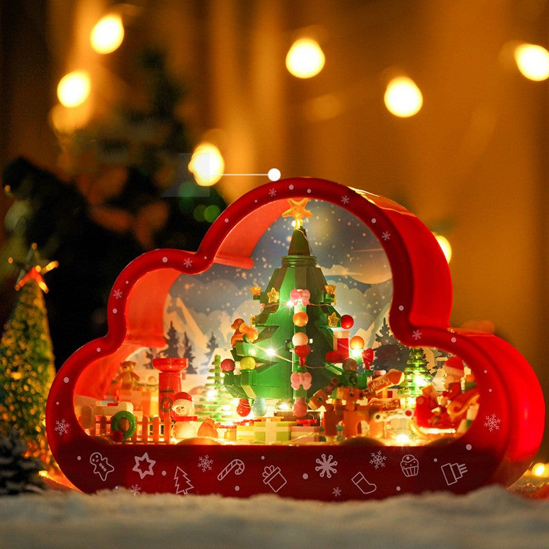 Christmas Block Lamp