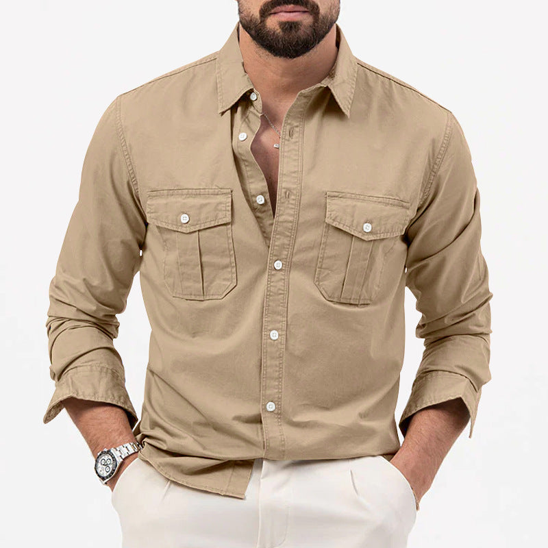 Casual Multi-pocket Top