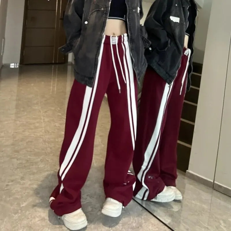 Loose Casual Trendy Women Pants Summer Thin Style Slim Fit Long Pants Street Style Cotton Polyester Fabric Comfortable