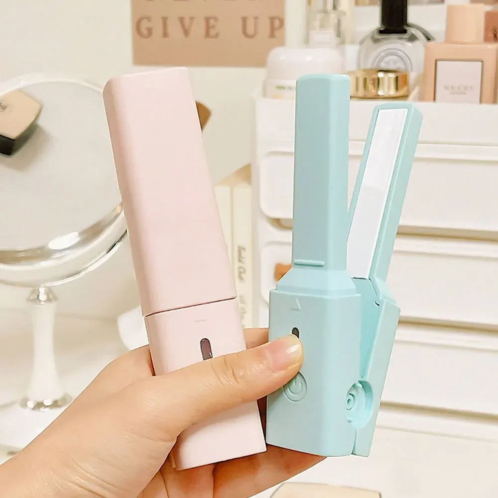 Mini Usb Hair Straightener Fast Heating Three Temperatures Adjustable Travel Hair Portable Straightener