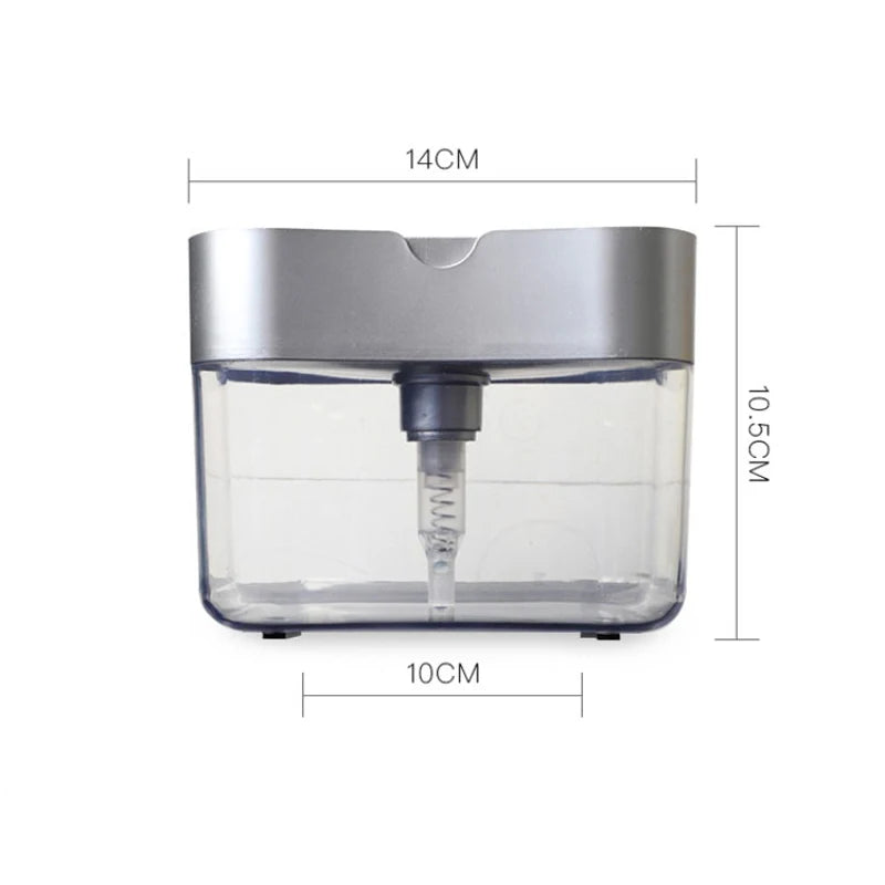 Automatic Soap Dispenser Bottle For Liquid Soap Kitchen Sponge Soap Dispenser Ditchen Sponge Dispenser Manual Soap Dispenser