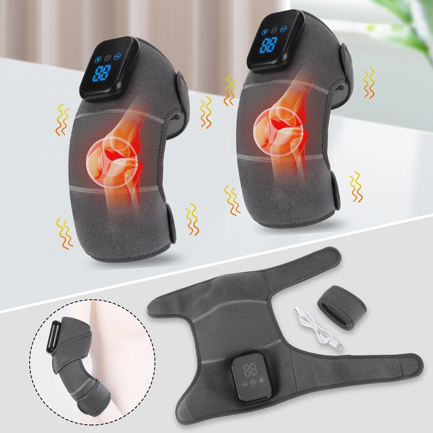 Vibration Heated Knee Massager