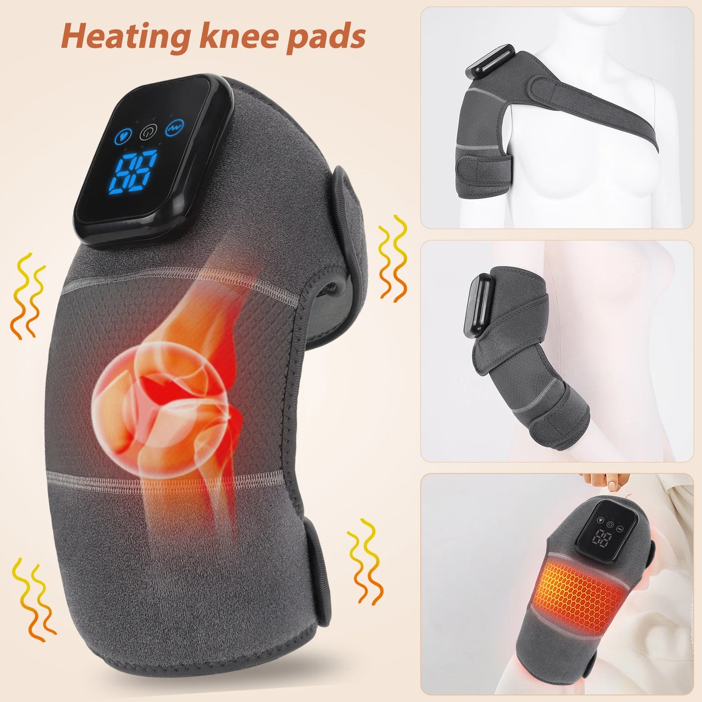 Vibration Heated Knee Massager