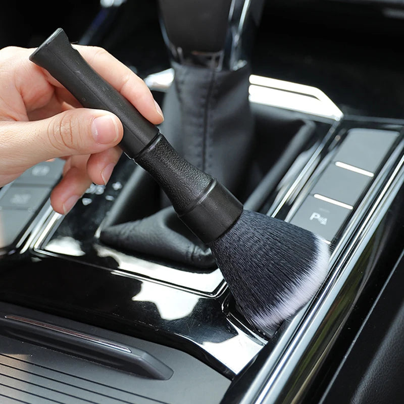 Car Detailing Brush Super Soft Auto Interior Detail Brush With Synthetic Bristles Car Dash Duster Brush Accessories