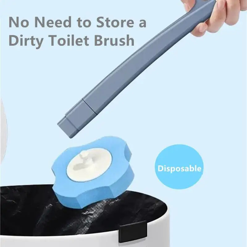 Disposable Toilet Brush Set