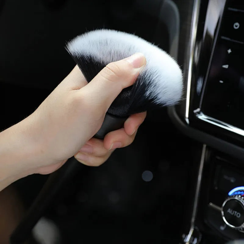 Car Detailing Brush Super Soft Auto Interior Detail Brush With Synthetic Bristles Car Dash Duster Brush Accessories