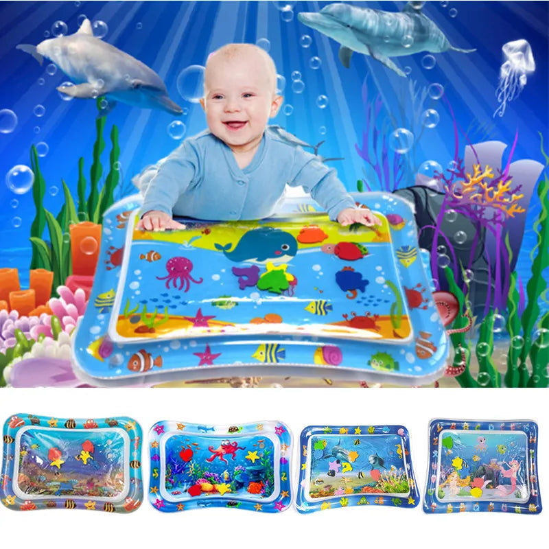 Baby Water Mat Inflatable Cushion Infant Toddler Water Play Mat for Children Early Developing Educational Toy Summer Toys
