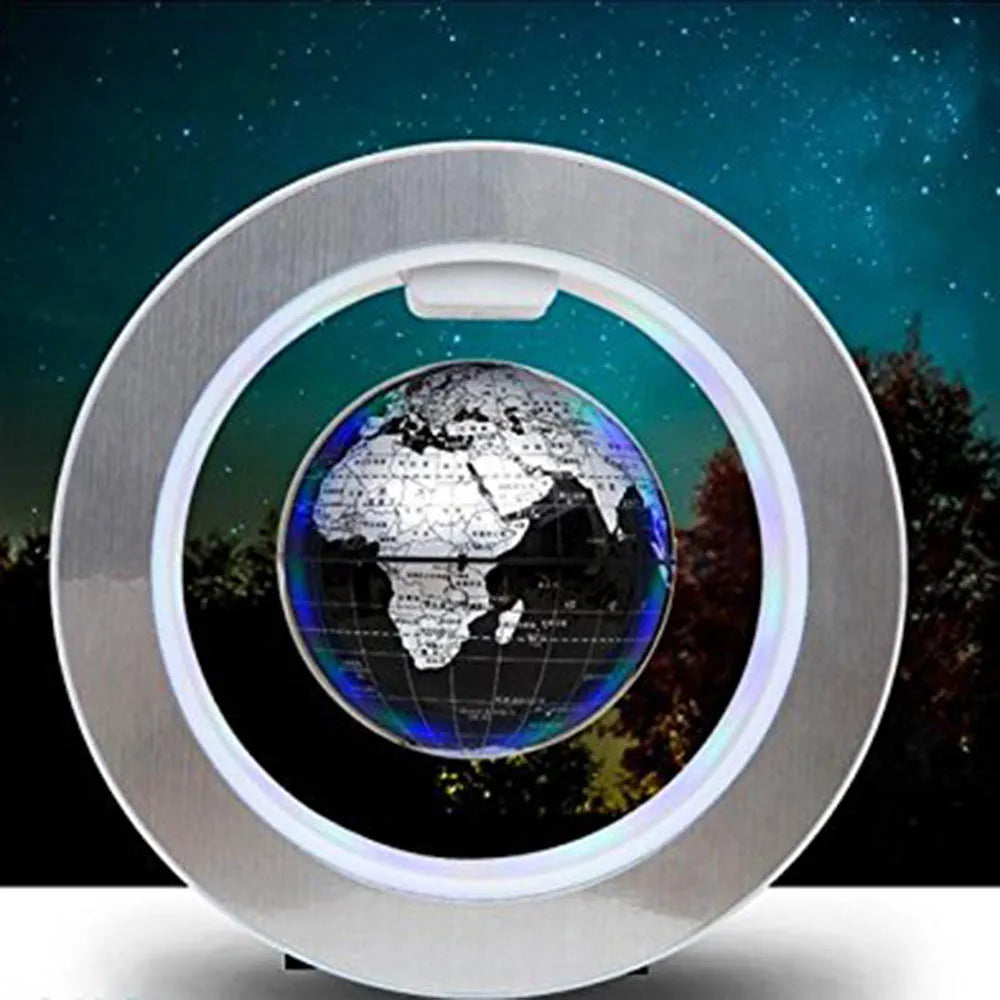 Levitating Lamp Magnetic Levitation Globe Led Rotating Globe Lights Bedside Lights Home Novelty Floating Lamp Learning Ornament