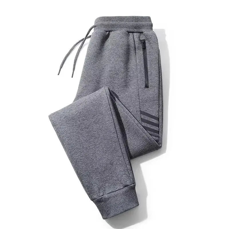 Loose Elastic Versatile Men Casual Long Pants Trendy Brand Sports Leisure Pants No Ironing Required Fiber Mixed Material