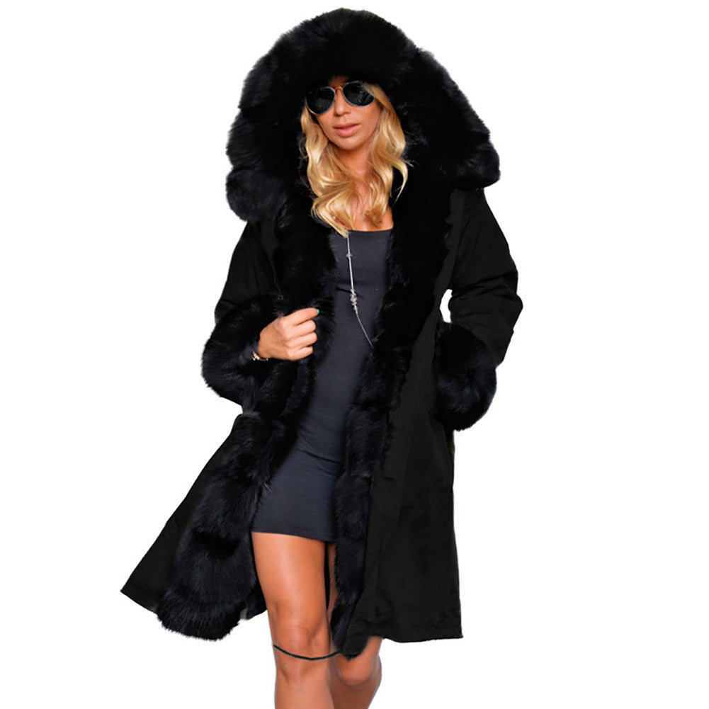 European-American Hooded Coat