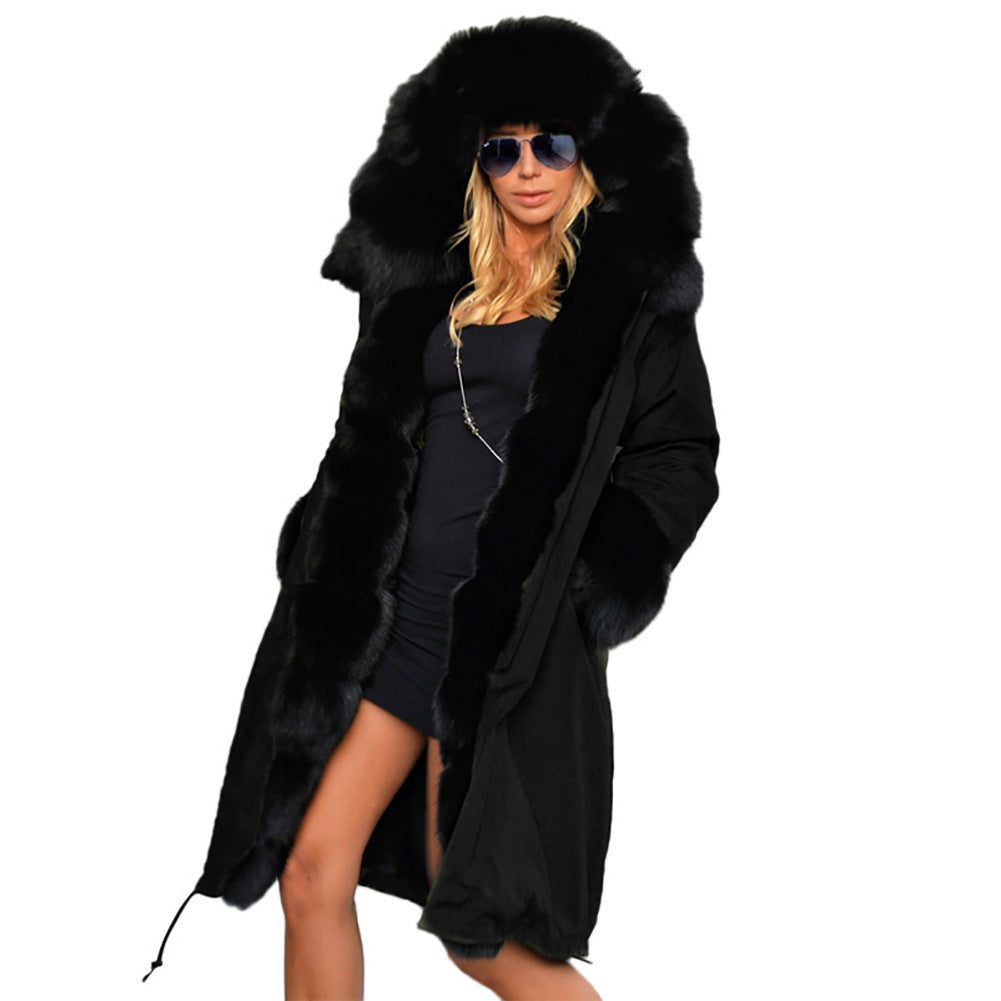 European-American Hooded Coat