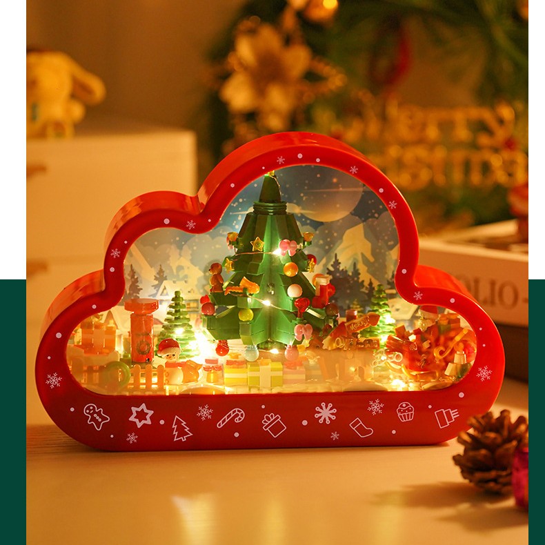 Christmas Block Lamp